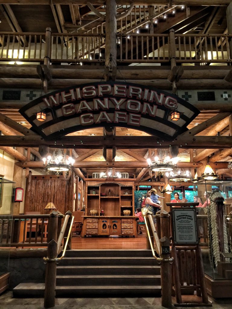 Whispering Canyaon Cafe in Disney’s Wilderness Lodge Resort at Walt Disney World