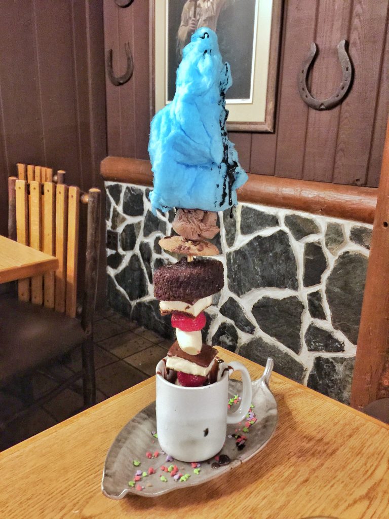 Vegan Food Review: Trail’s End Restaurant at Disney’s Fort Wilderness Resort with Chef TJ - Dessert Tower