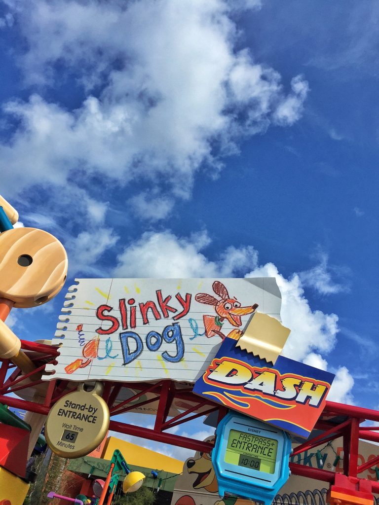 Slinky Dog Dash Coaster in Walt Disney World’s Toy Story Land
