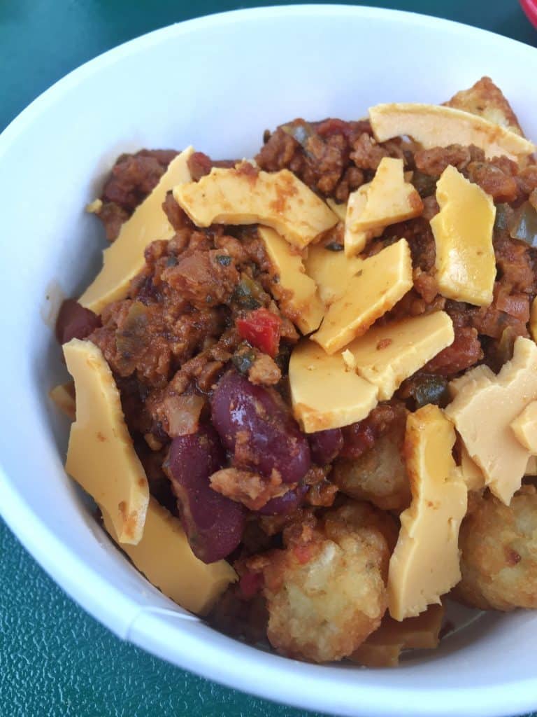 Vegan Totchos at Woody’s Lunch Box in Walt Disney World’s Toy Story Land