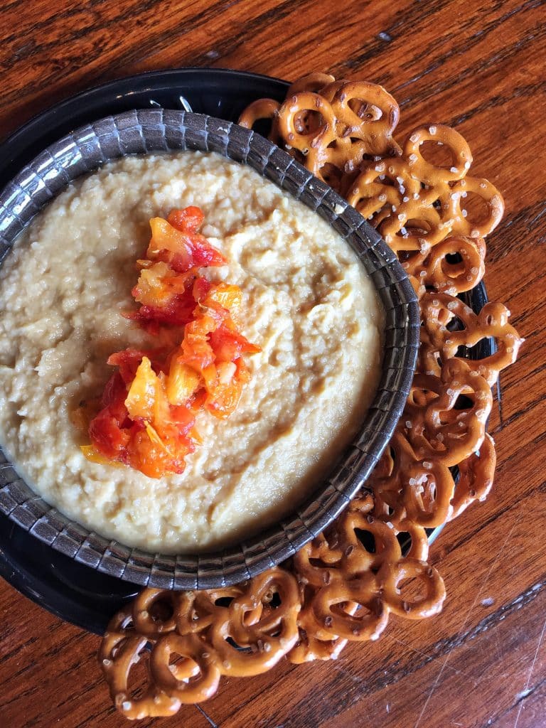 Fire Roasted Tomato Hummus at the Epcot International Food and Wine Festival in Walt Disney World