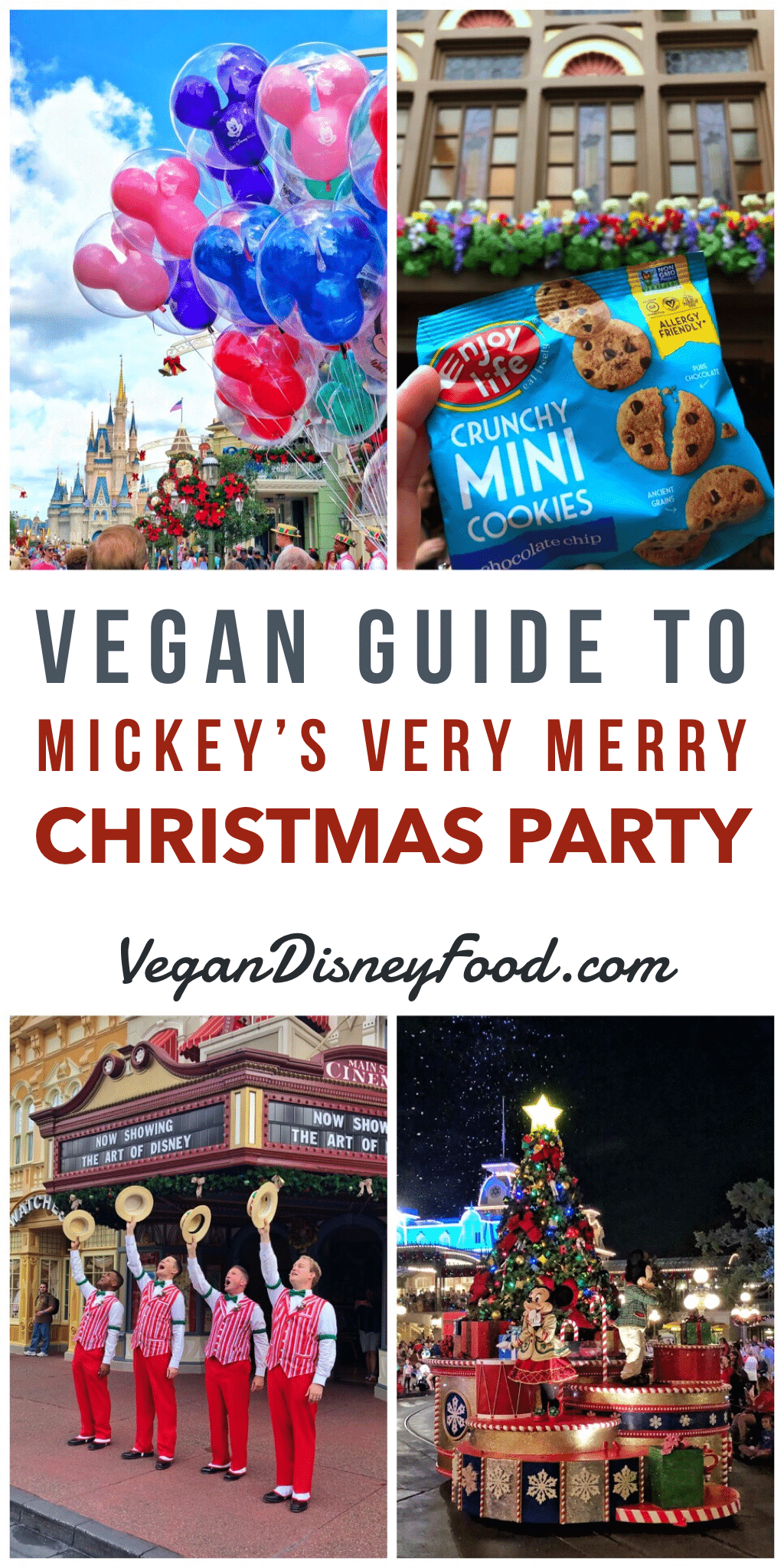 Vegan Food Guide to Mickey’s Very Merry Christmas Party in the Magic Kingdom at Walt Disney World