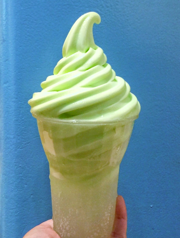 Vegan Peter Pan Float Lime Dole Whip in the Magic Kingdom