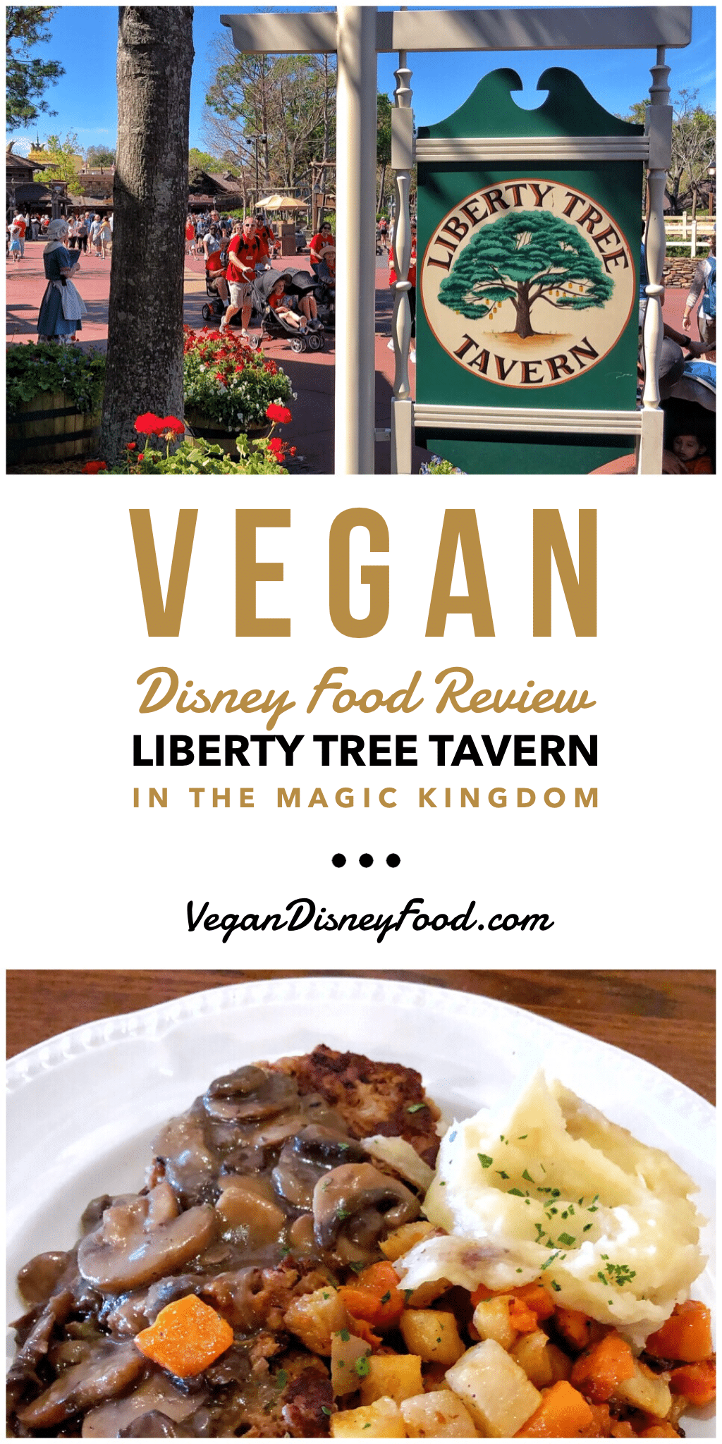 Vegan Disney Food Review: Lunch at Liberty Tree Tavern in the Magic Kingdom at Walt Disney World