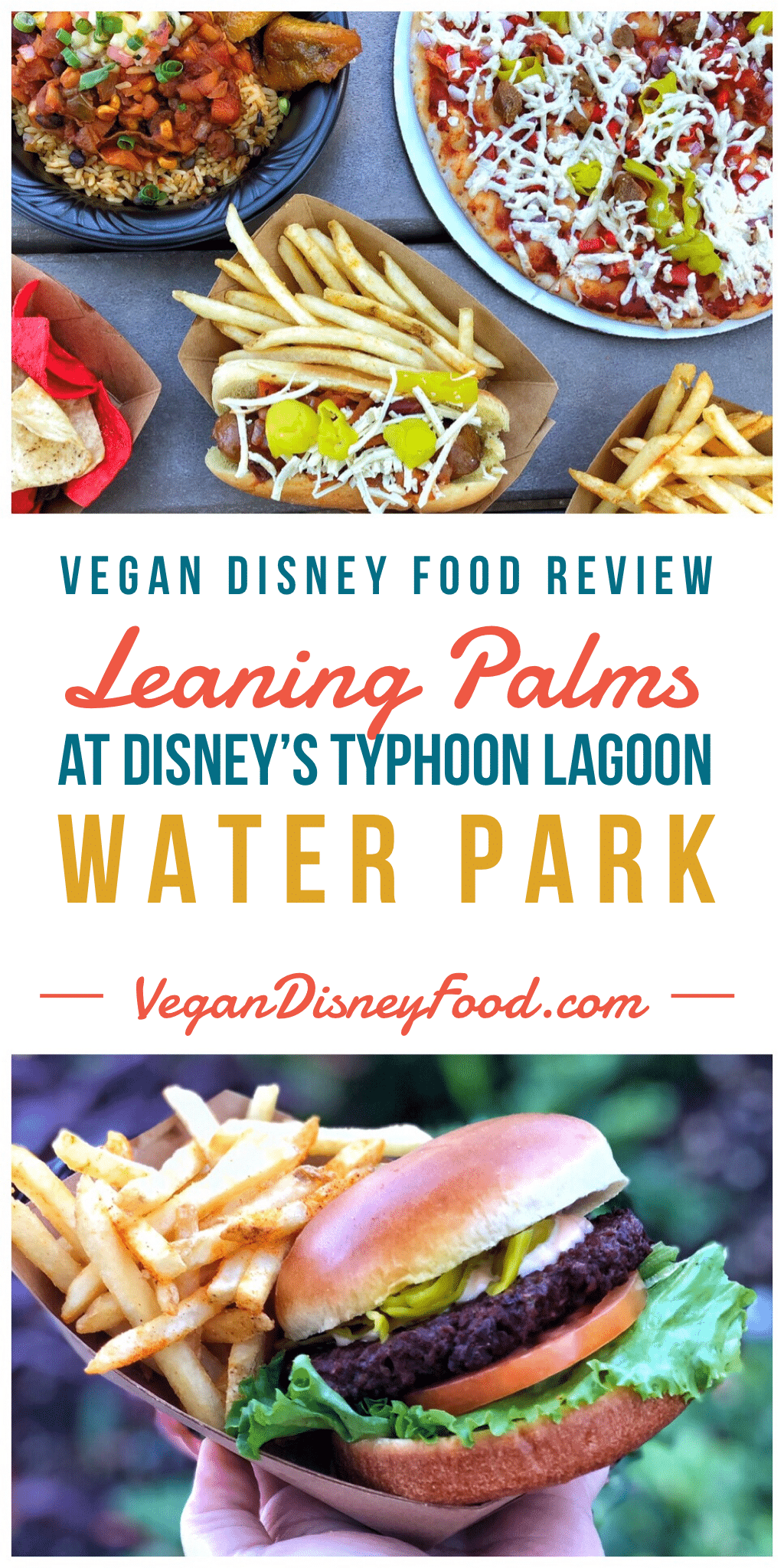 Vegan Disney Food Review: Leaning Palms at Disney’s Typhoon Lagoon Water Park In Walt Disney World