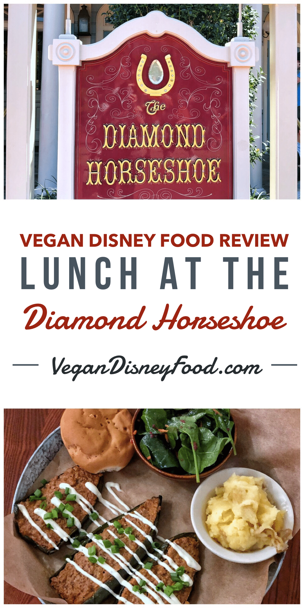 Vegan Disney Food Review: Lunch at The Diamond Horseshoe in Magic Kingdom