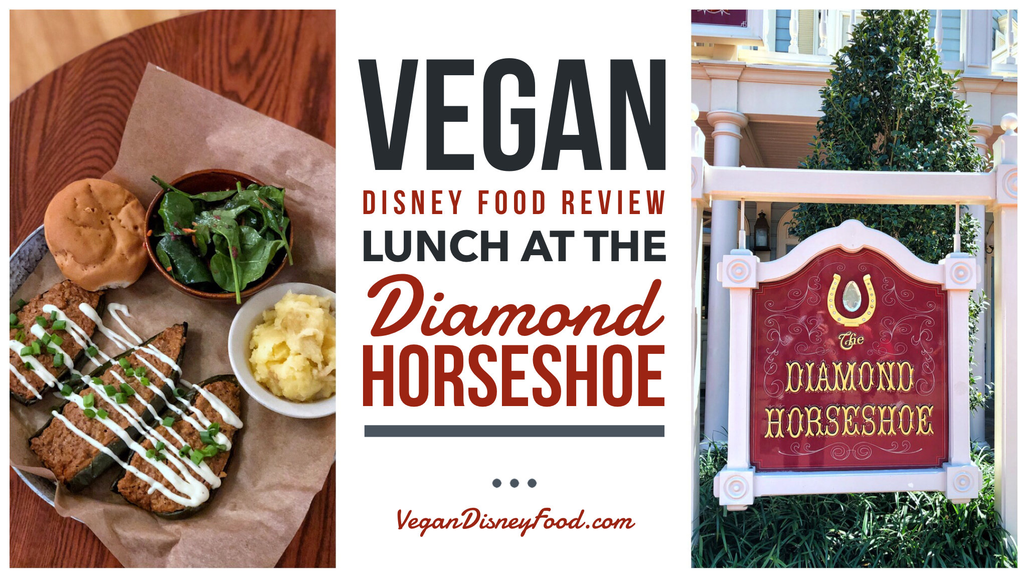 Vegan Disney Food Review: Lunch at The Diamond Horseshoe in Magic Kingdom