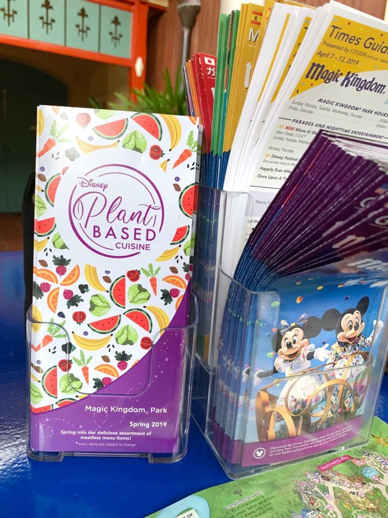 Disney Releases Official Plant Based Vegan Disney Food Guide Map