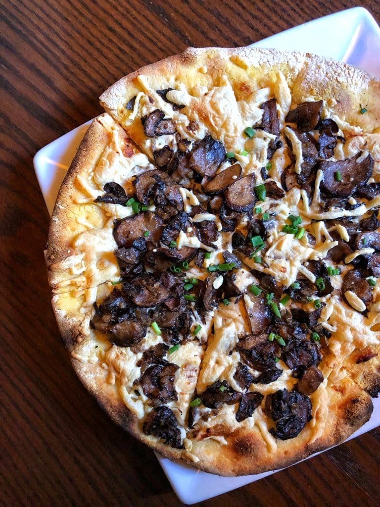 Vegan Disney Food Review: Mama Melrose’s in Disney’s Hollywood Studios Mushroom Flatbread