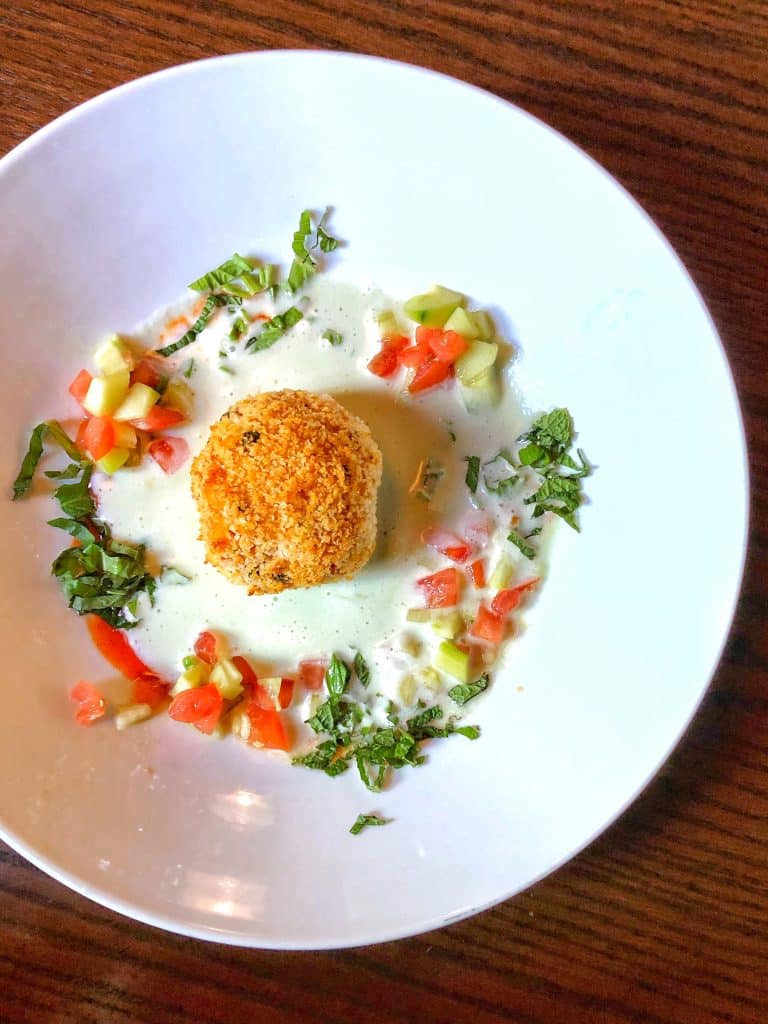 Plant-based Vegan Arancini at Mama Melrose’s in Disney’s Hollywood Studios