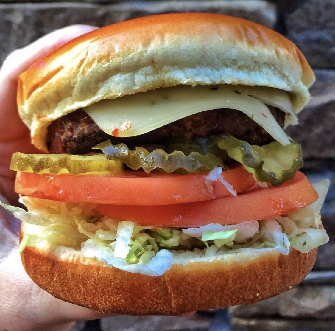 Vegan Disney Food – Plant Based Southwest Cheeseburger at Pecos Bill ...