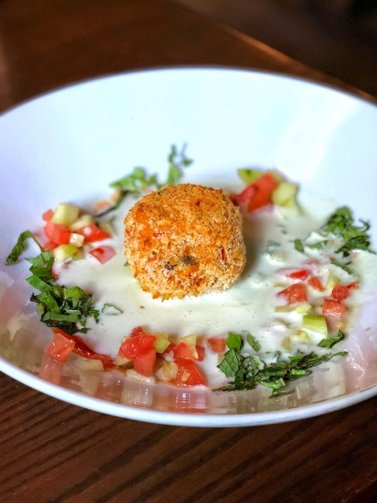 Plant-based Vegan Arancini at Mama Melrose’s in Disney’s Hollywood Studios