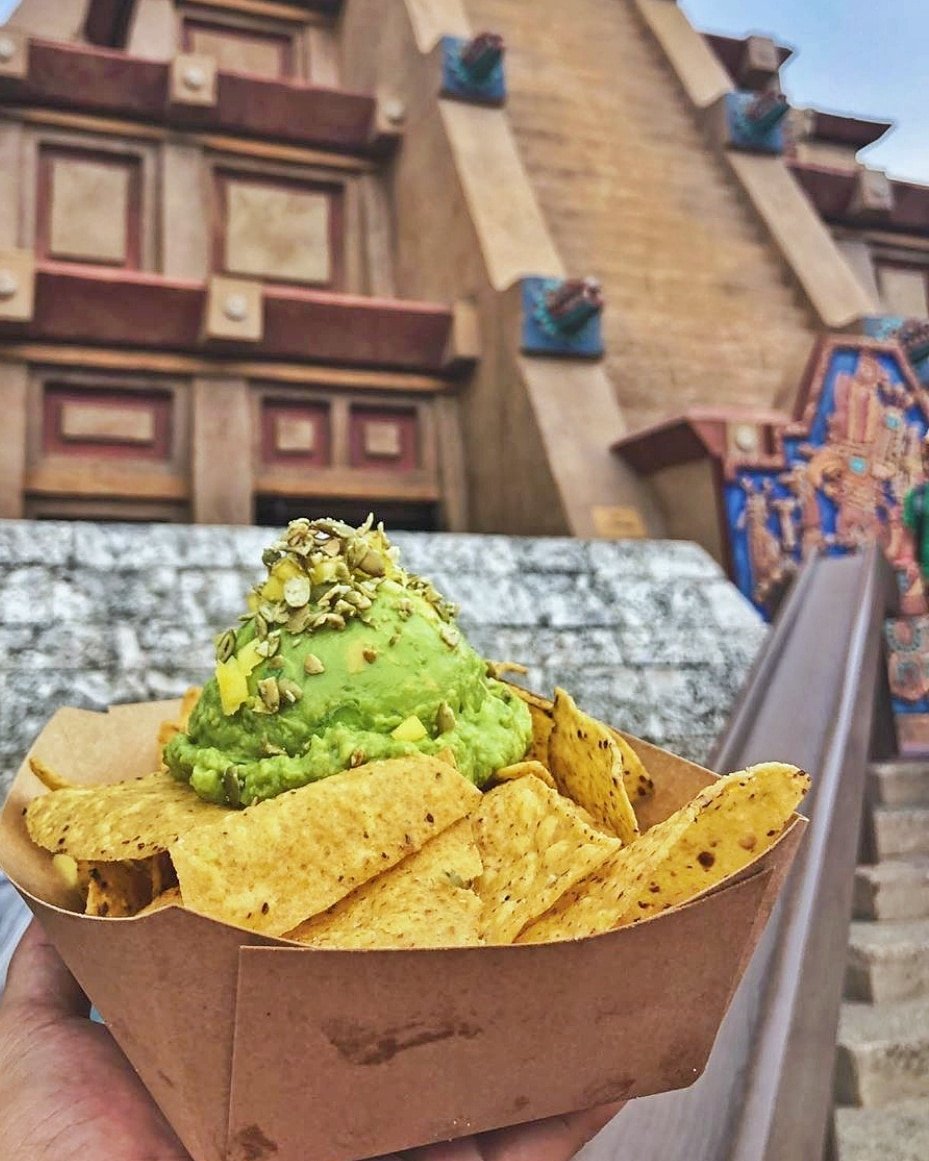 Vegan at Walt Disney World - Guacamole from Epcot’s Choza de Margarita in the Mexico Pavilion