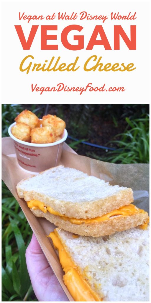 Vegan at Walt Disney World - Vegan Grilled Cheese Sandwich at Woody’s Lunch Box in Disney’s Hollywood Studios