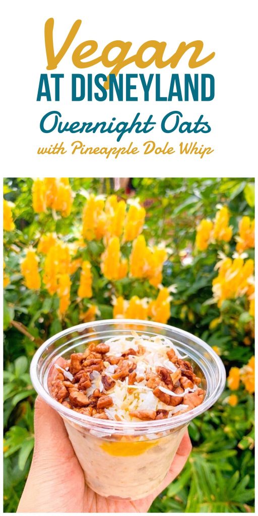 Vegan at Disneyland - Dole Whip Overnight Oats from Tropical Imports in Adventureland