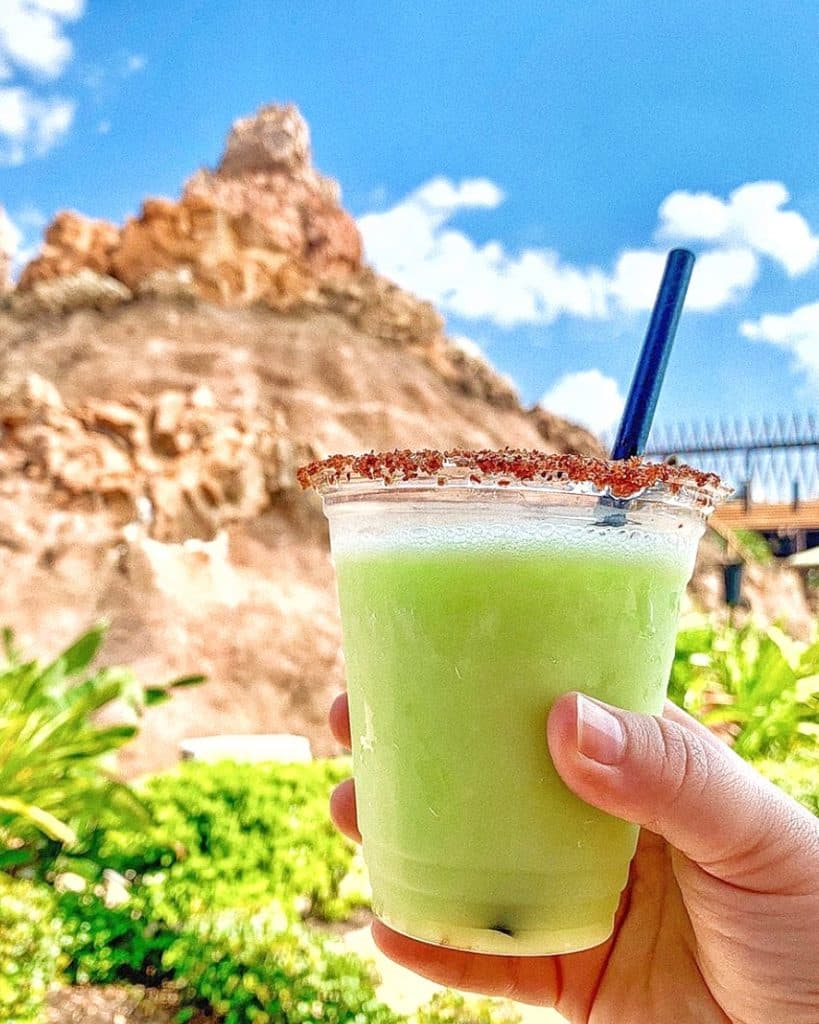 Vegan at Walt Disney World - Lime Dole Whip Margarita at the Polynesian Village Resort