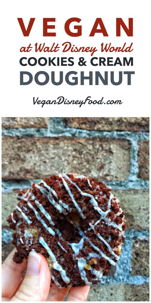 Vegan at Walt Disney World - Cookies & Cream Doughnut in Disney Springs