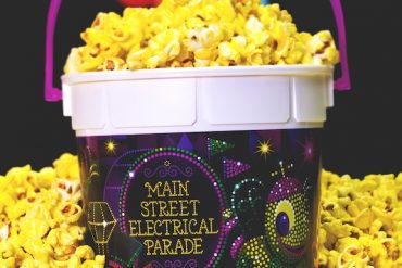 Vegan at Disneyland - Main Street Electrical Parade Popcorn Bucket