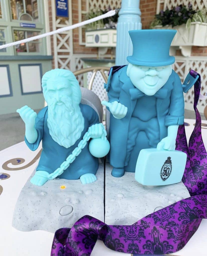 Vegan at Disneyland - Haunted Mansion Hitchhiking Ghost Popcorn Bucket