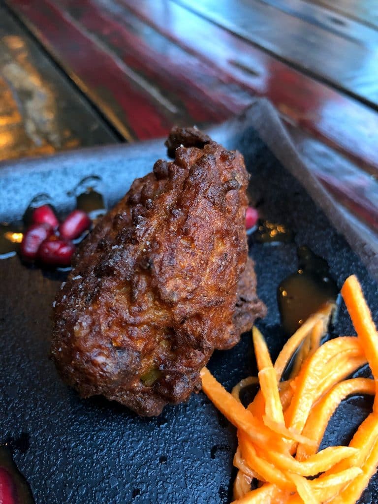 What’s Vegan at Circle of Flavors: Harambe at Night in Animal Kingdom at Walt Disney World? - Kofta Fritters