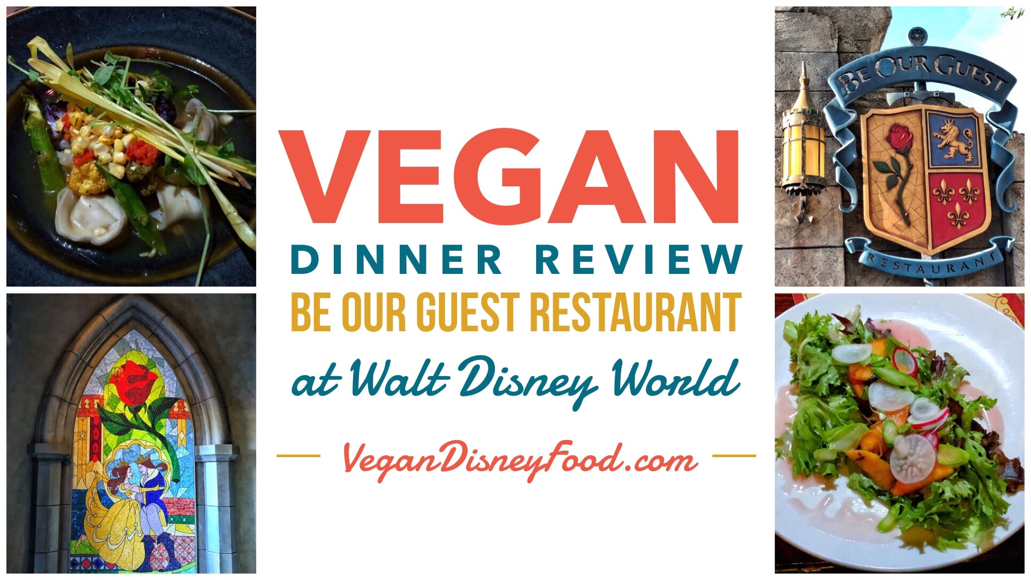 Vegan Dinner Review of Be Our Guest Restaurant in the Magic Kingdom at Walt Disney World