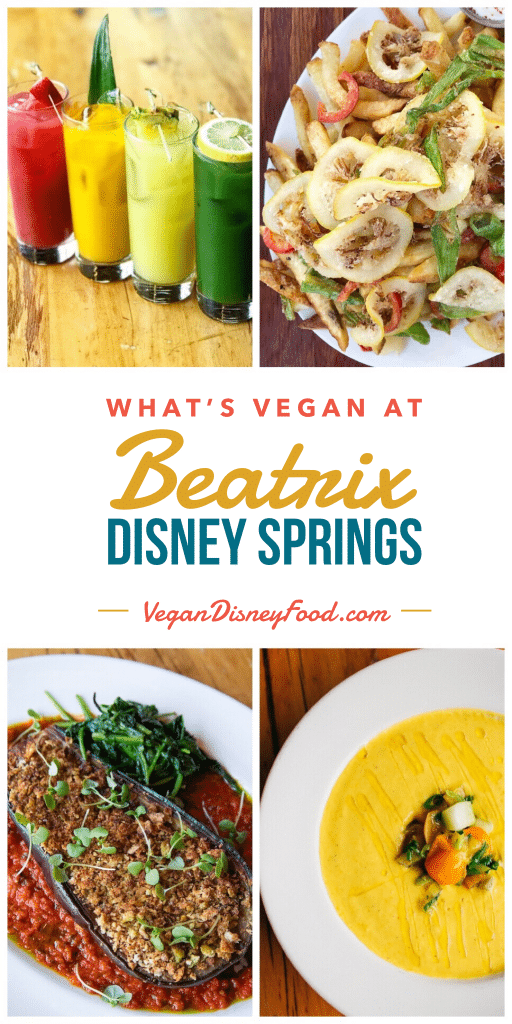 What’s Vegan at Beatrix in Disney Springs at Walt Disney World?