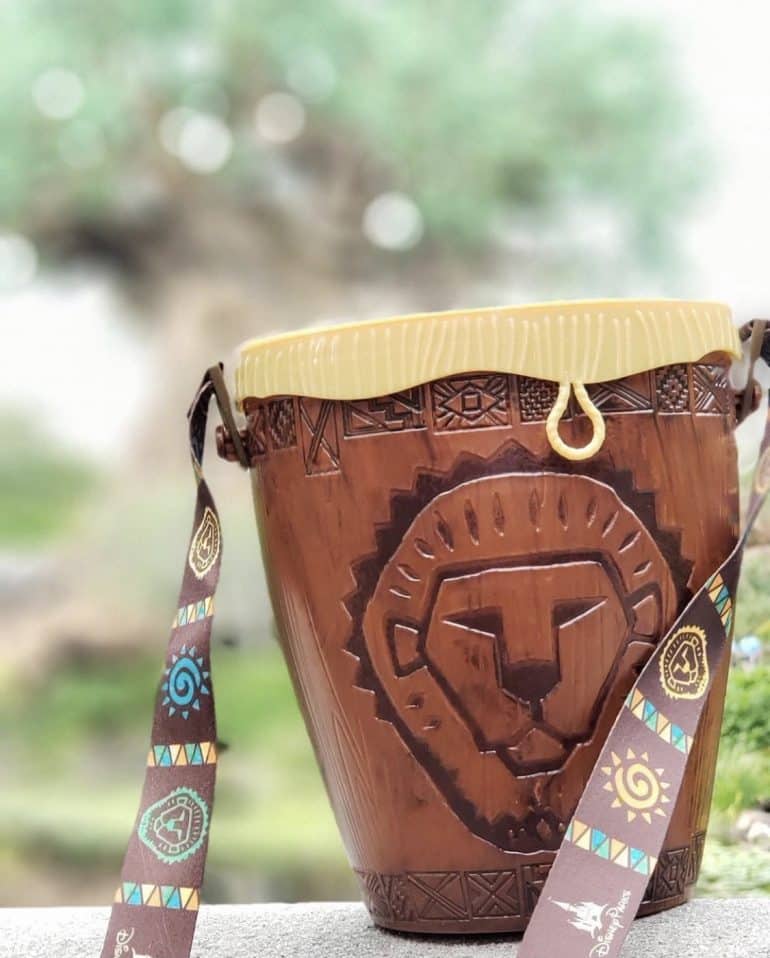 Vegan Walt Disney World Lion King Popcorn Bucket in Animal Kingdom