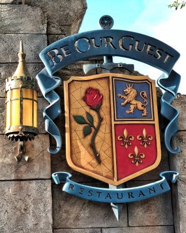 Vegan Dinner Review of Be Our Guest Restaurant at the Magic Kingdom in Walt Disney World