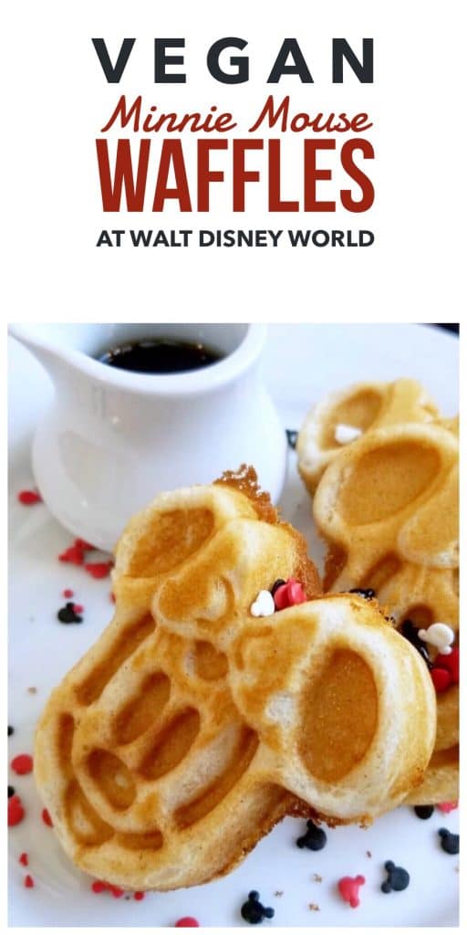 Vegan at Walt Disney World - Minnie Mouse Waffles at Chef Mickey’s