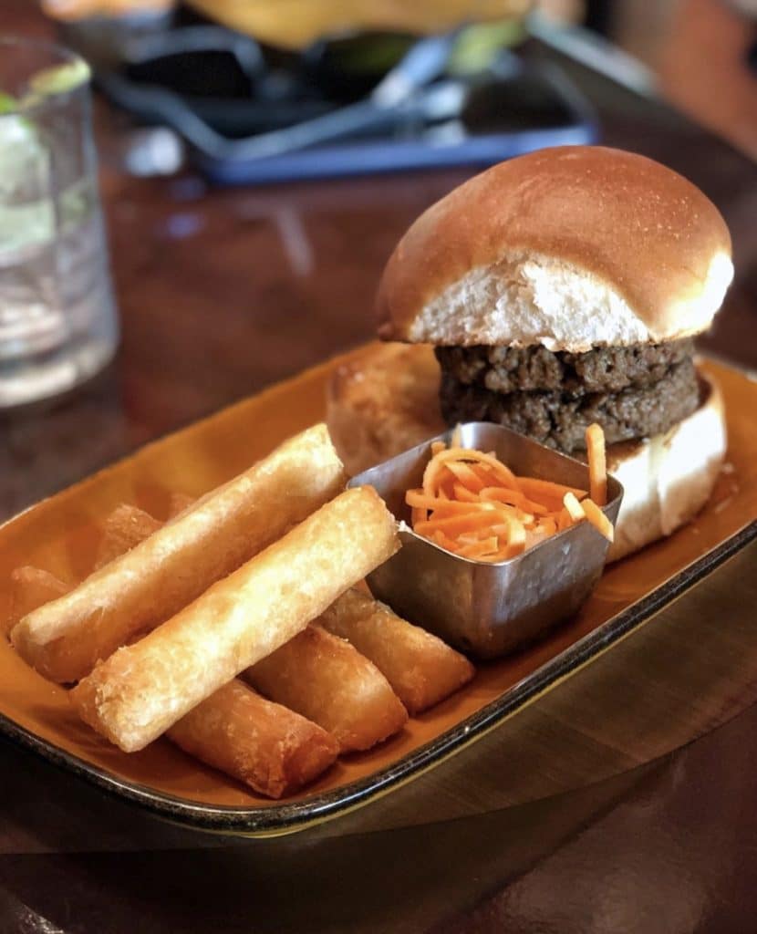 Vegan at Walt Disney World - Impossible Sliders at the Nomad Lounge in Animal Kingdom