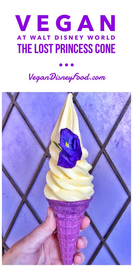 Vegan at Walt Disney World - The Lost Princess Cone in the Magic Kingdom