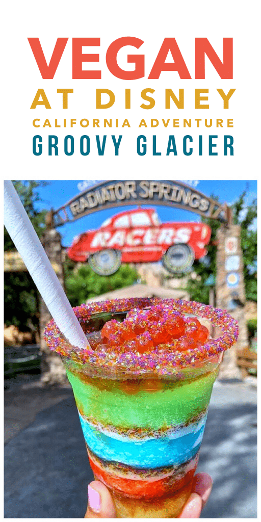 Vegan in Disney California Adventure - Groovy Glacier at Ramone’s Serv-Ice Station in Cars Land