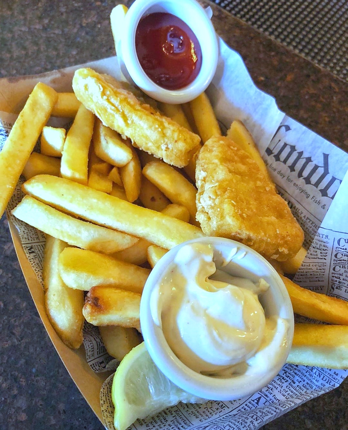 Vegan Walt Disney World Fish and Chips at Rose & Crown Pub in Epcot