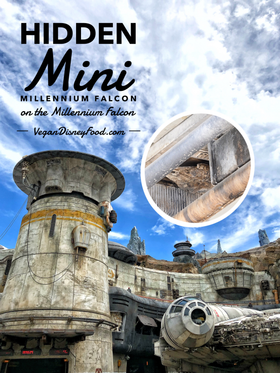 Hidden Mini Millennium Falcon on the Millennium Falcon in Star Wars Galaxy’s Edge