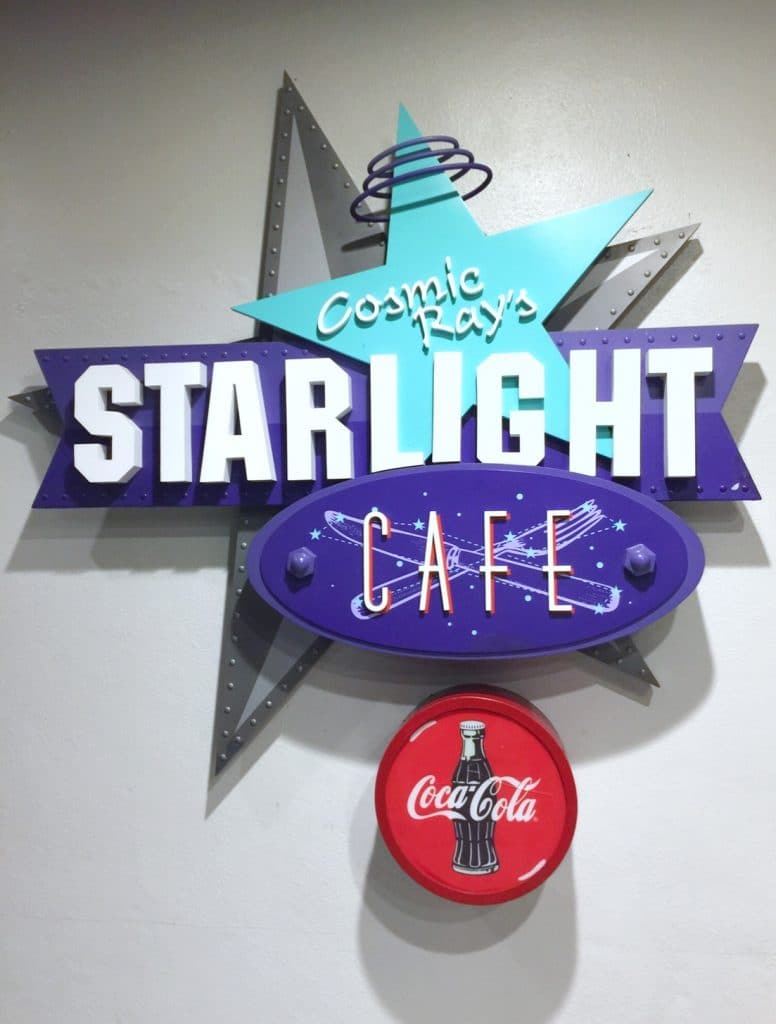 Cosmic Ray’s Starlight Cafe in the Magic Kingdom at Walt Disney World