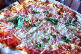 Vegan Margherita Pizza at Via Napoli in the Italy Pavilion at Epcot in Walt Disney World