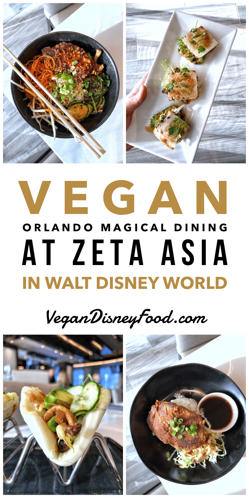 Vegan Orlando Magical Dining Review at Zeta Asia in the Hilton Bonnet Creek at Walt Disney World