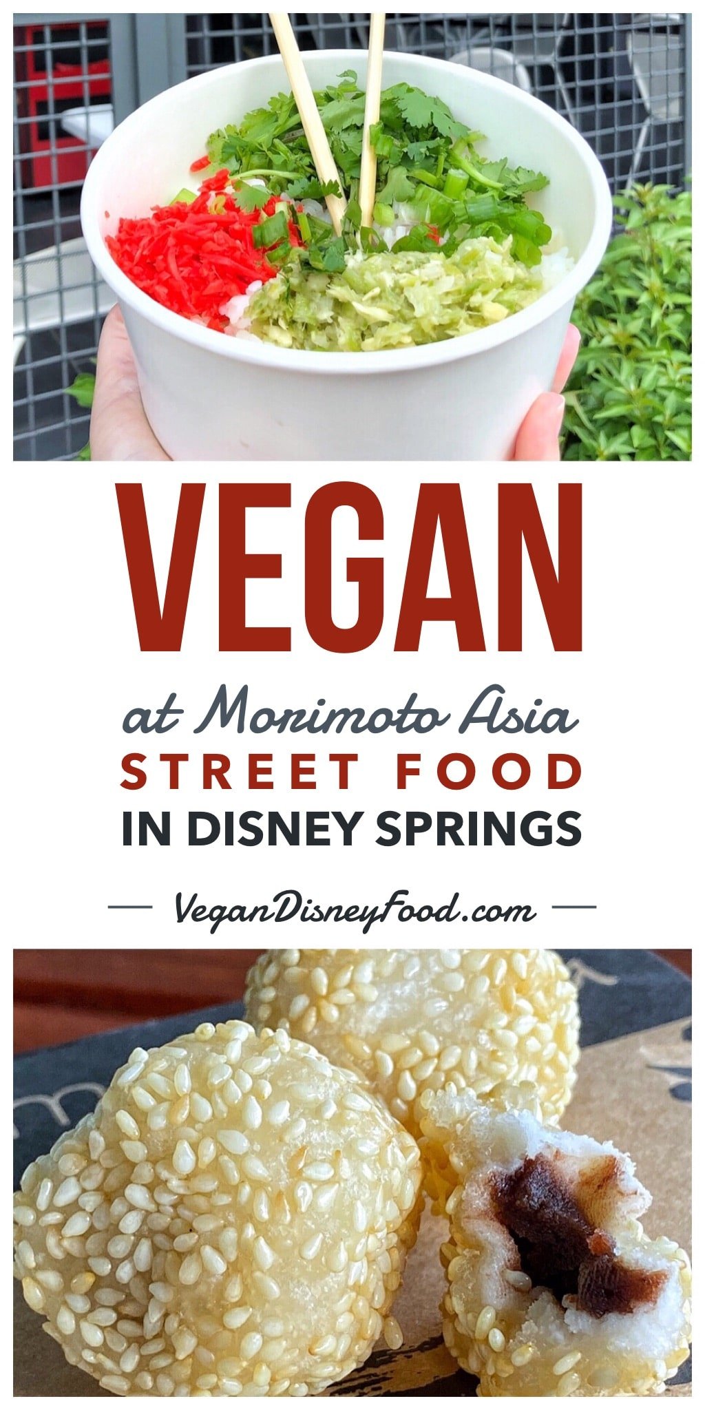 Vegan Options at Morimoto Asia Street Food in Disney Springs at Walt Disney World