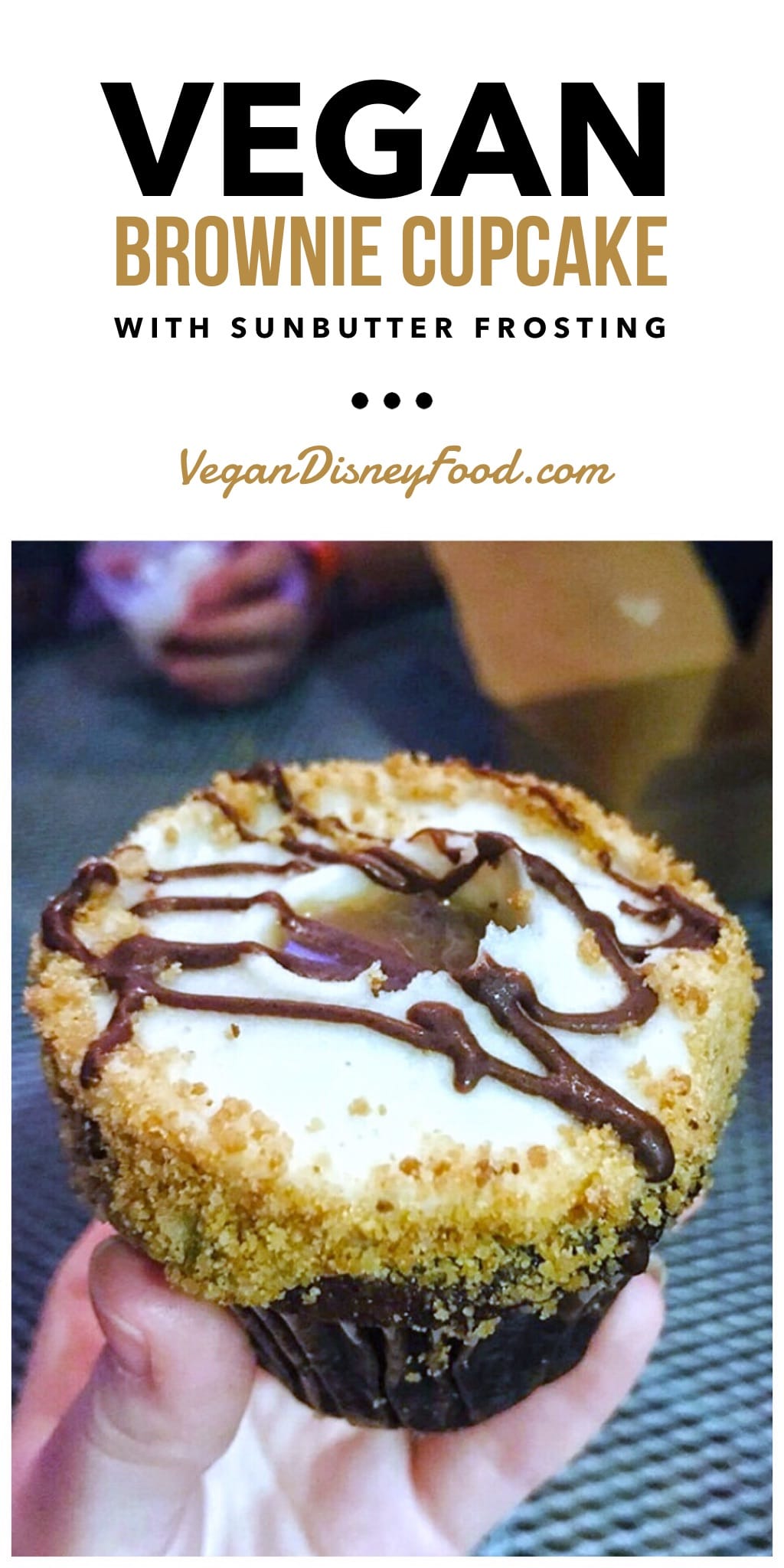 Vegan Brownie Cupcake at Erin McKenna’s Bakery in Disney Springs