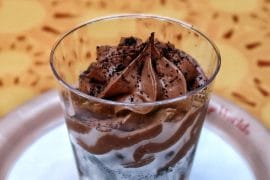 Vegan Oreo Chocolate Mousse Dessert at Sunshine Seasons in Epcot at Walt Disney World