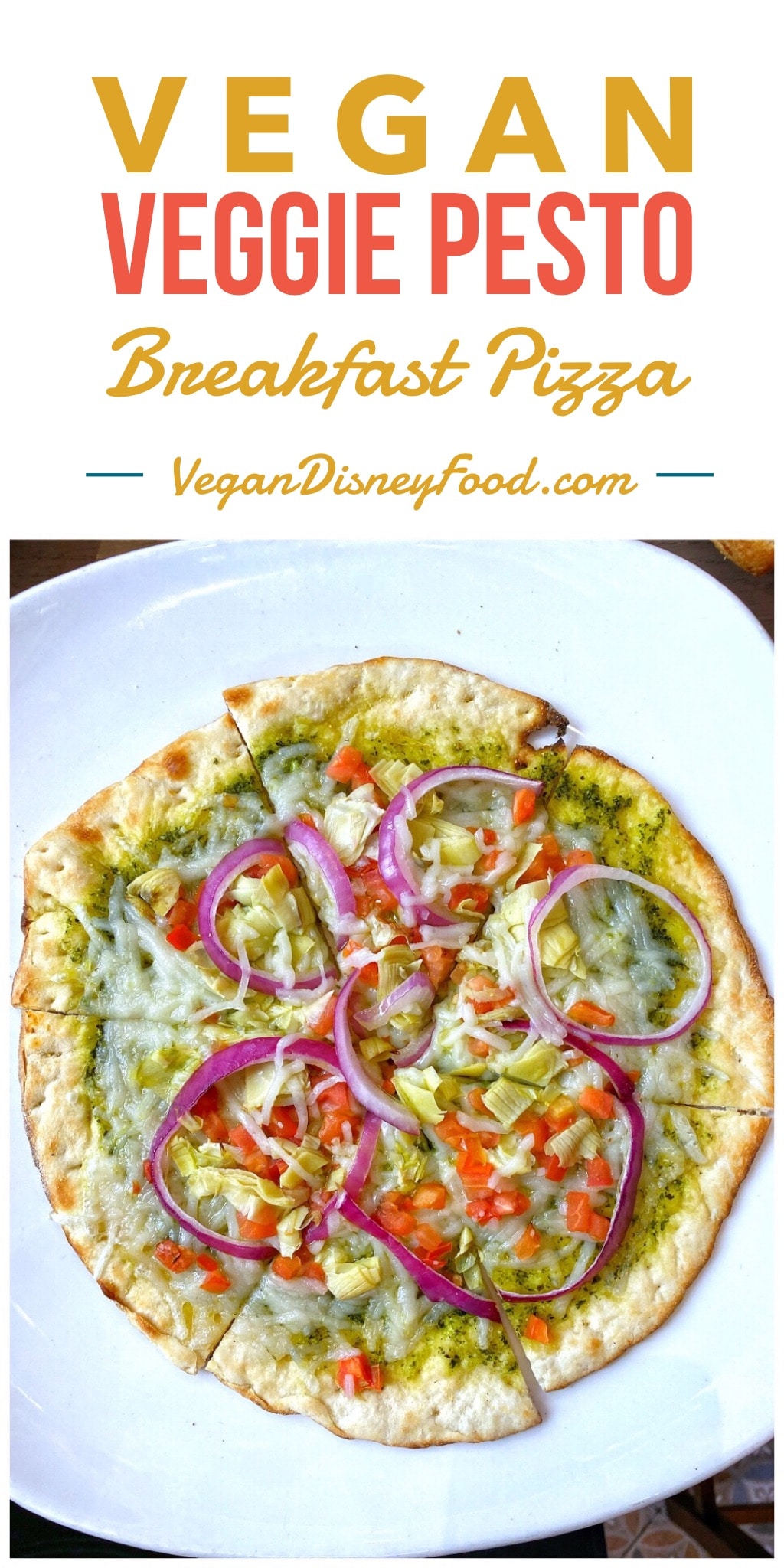 Vegan Breakfast Pizza at Rix Sports Bar and Grill in Coronado Springs Resort at Walt Disney World