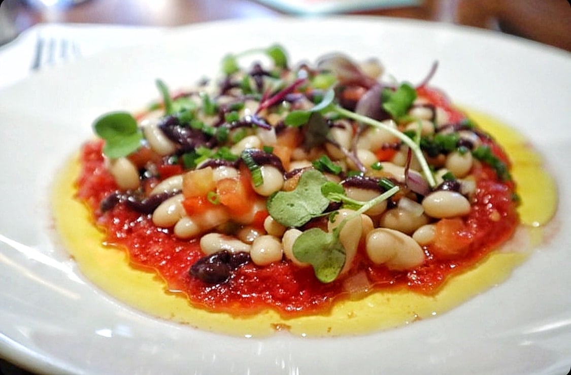 Jaleo Vegan Catalan Bean Salad in Disney Springs at Walt Disney World