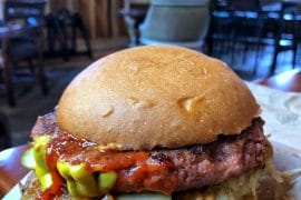 Vegan Classic Breakfast Burger at D-Luxe Burger in Disney Springs at Walt Disney World