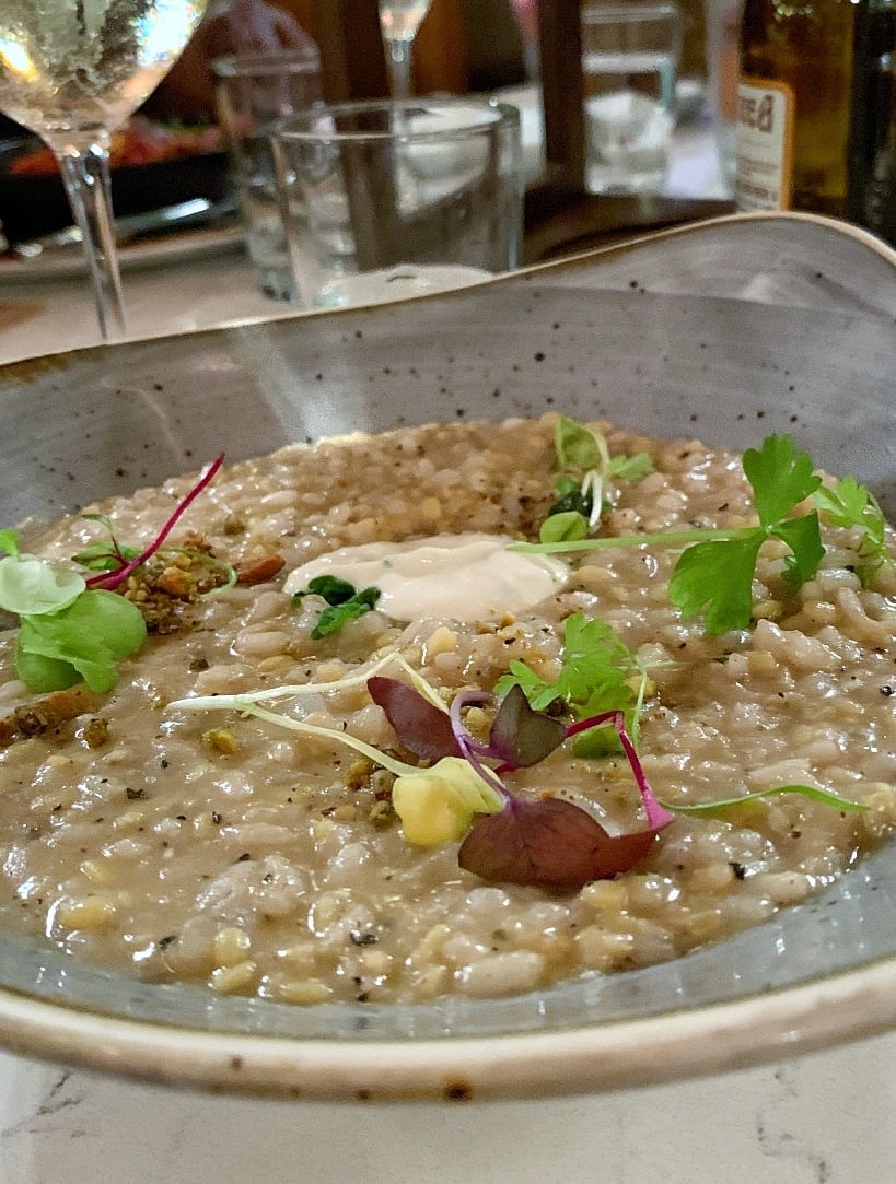 Vegan Lentil Risotto at Trattoria al Forno on the Walt Disney World Boardwalk