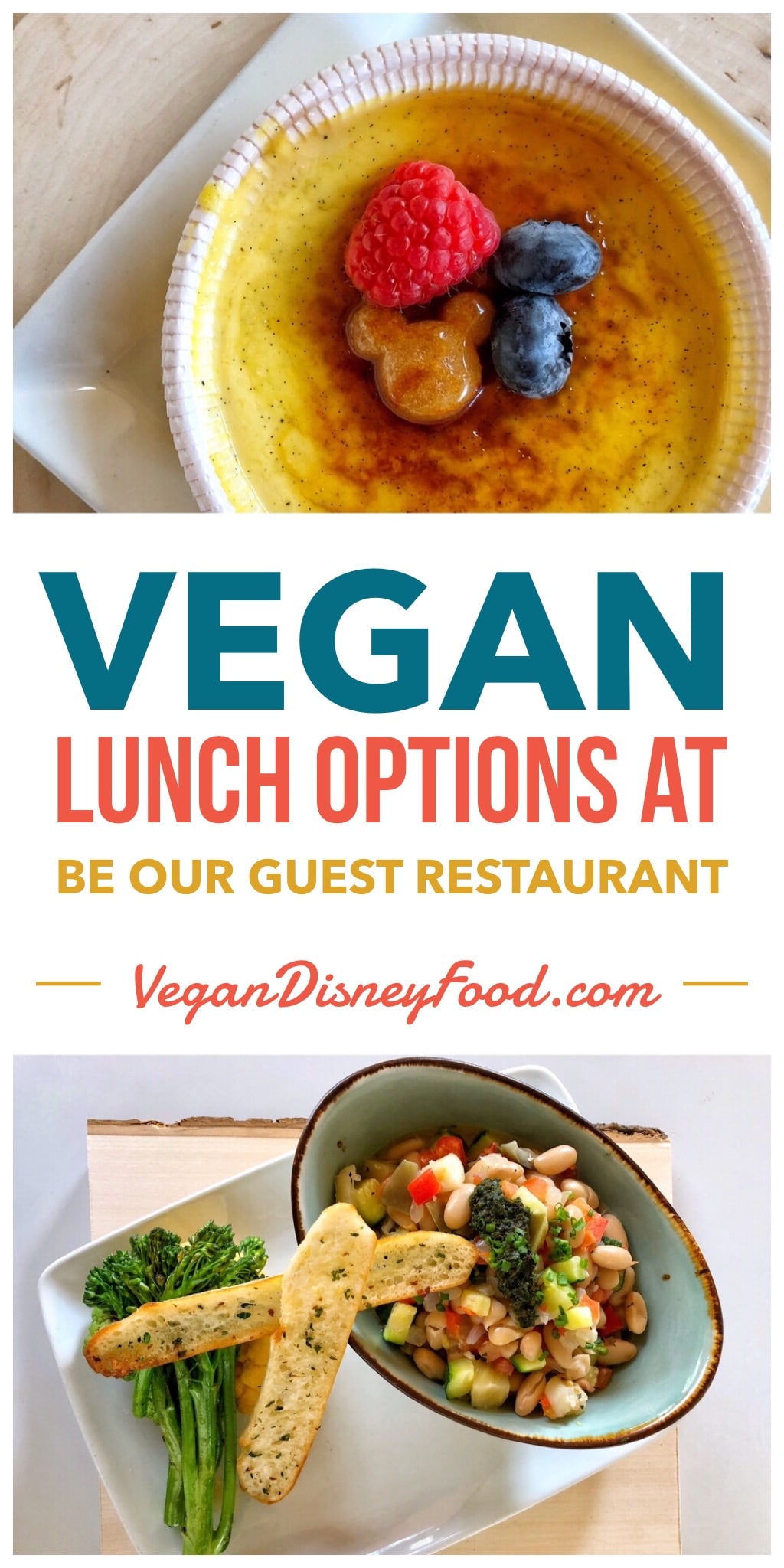 Vegan Lunch Options at Be Our Guest Restaurant in the Magic Kingdom