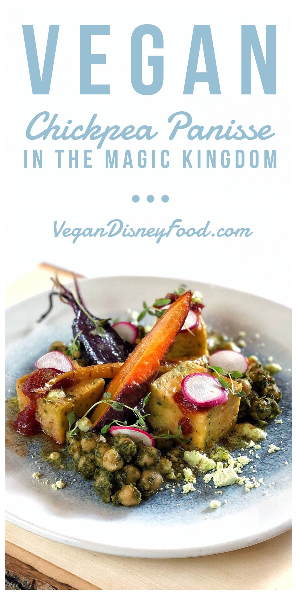 Vegan Chickpea Panisse at Cinderella’s Royal Table in the Magic Kingdom at Walt Disney World