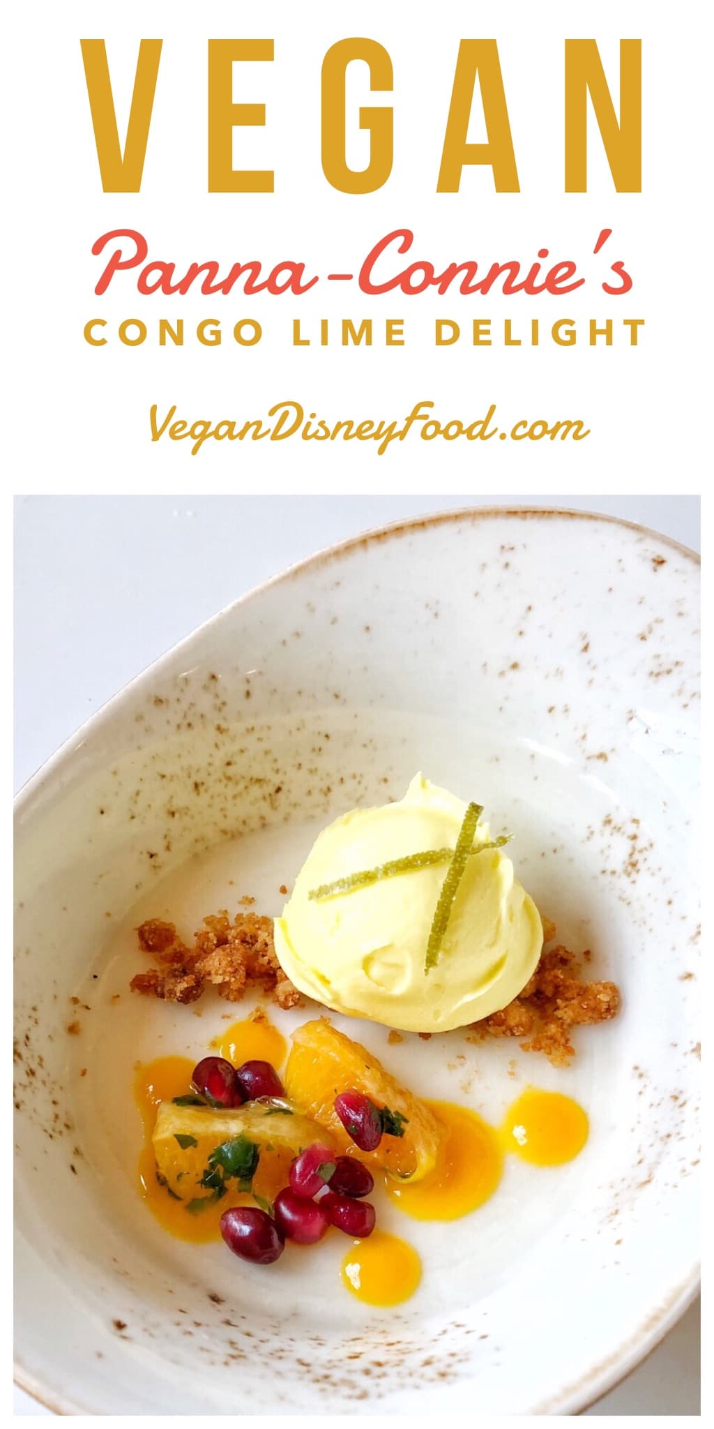 Vegan Panna Connie's Congo Lime Delight at Skipper Canteen in the Magic Kingdom at Walt Disney World
