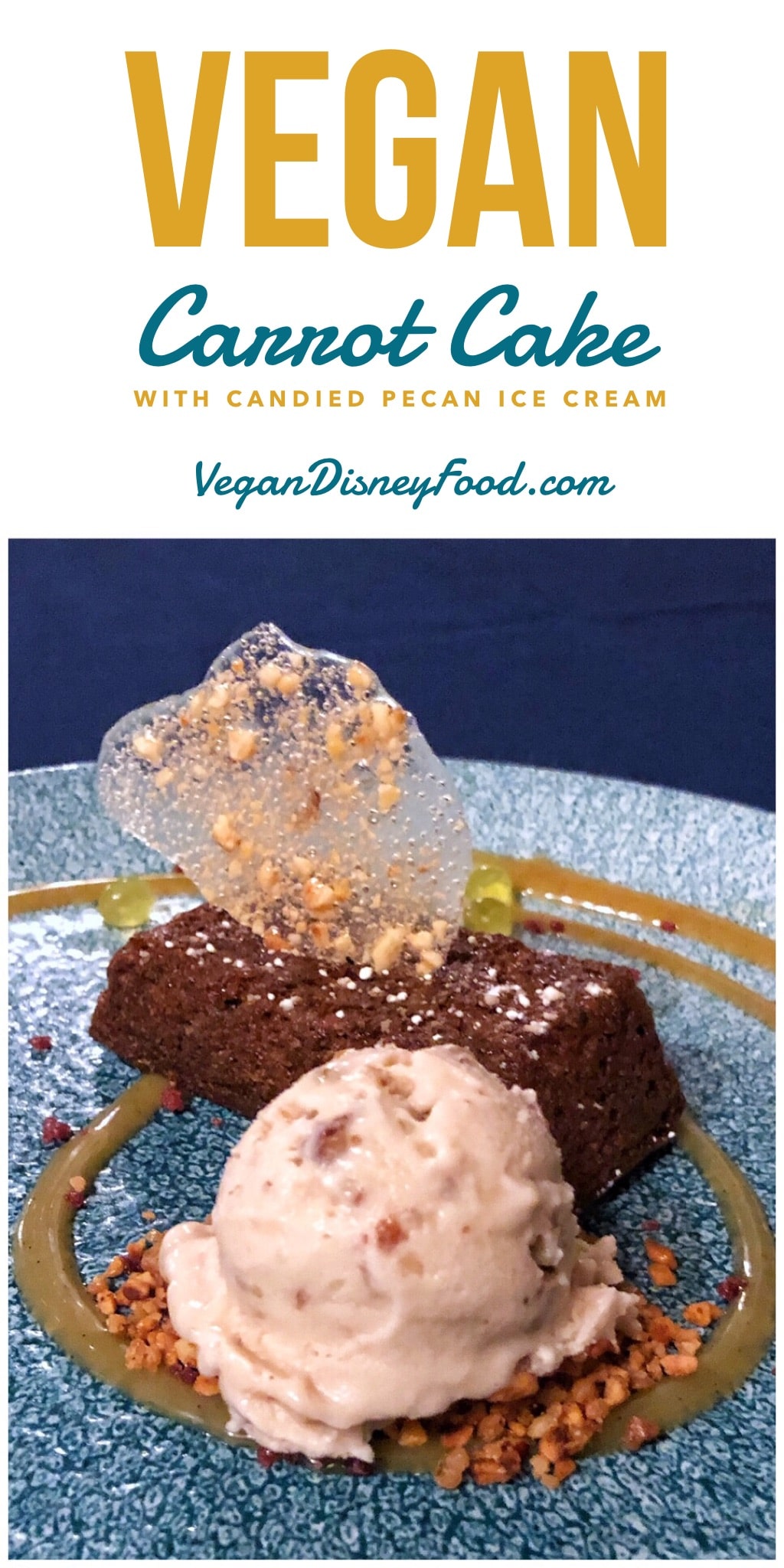 Vegan Carrot Cake at Narcoossee’s in Disney’s Grand Floridian Resort at Walt Disney World