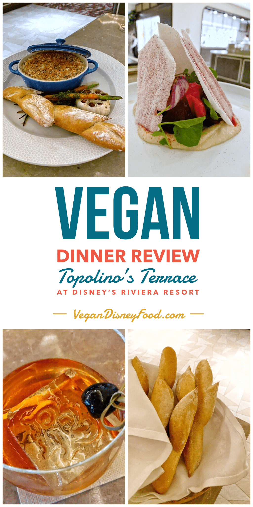 Topolino’s Terrace Vegan Dinner Review at Disney’s Riviera Resort at Walt Disney World