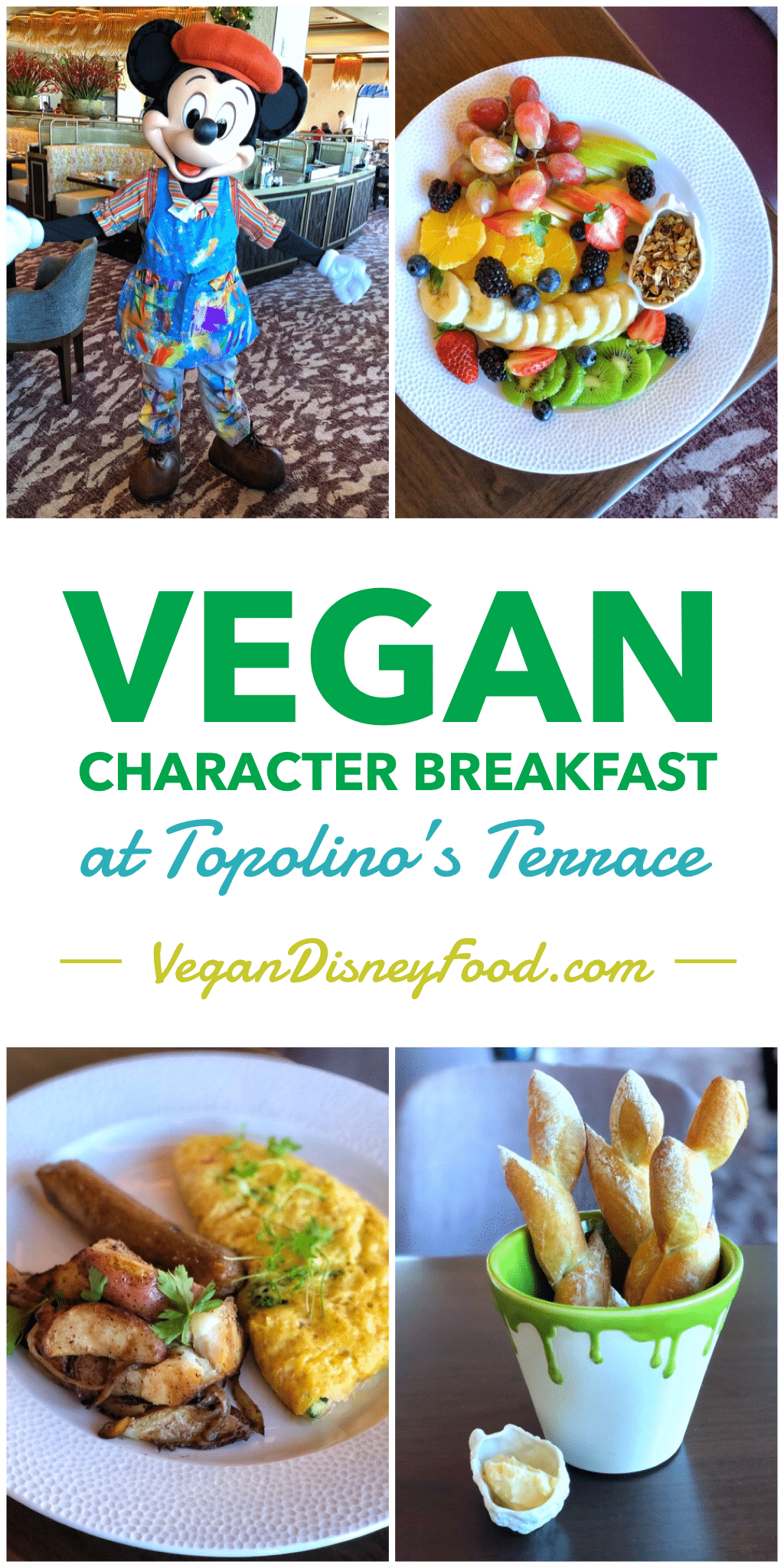 Vegan Character Breakfast at Topolino’s Terrace in Disney’s Riviera Resort at Walt Disney World